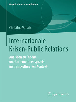 cover image of Internationale Krisen-Public Relations